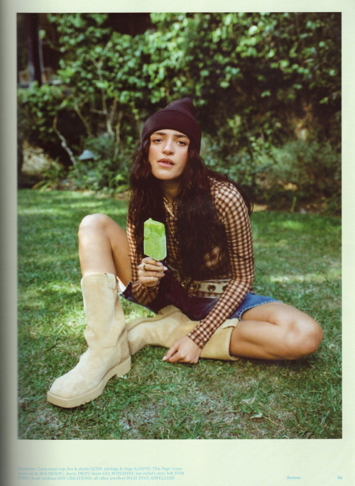 Luna Blaise in Wonderland Magazine, Summer 2025 4