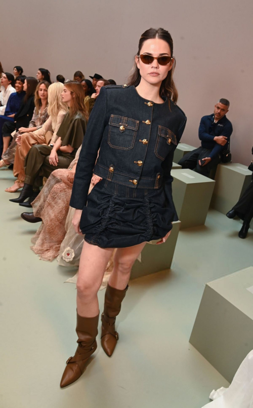 Maia Mitchell at Zimmermann Fashion Show Paris Fashion Week, October 2025