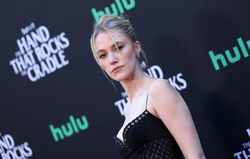 Maika Monroe attends The Hand That Rocks The Cradle Premiere Hollywood 5