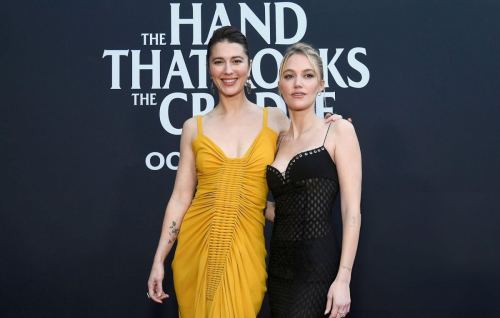 Maika Monroe attends The Hand That Rocks The Cradle Premiere Hollywood 6