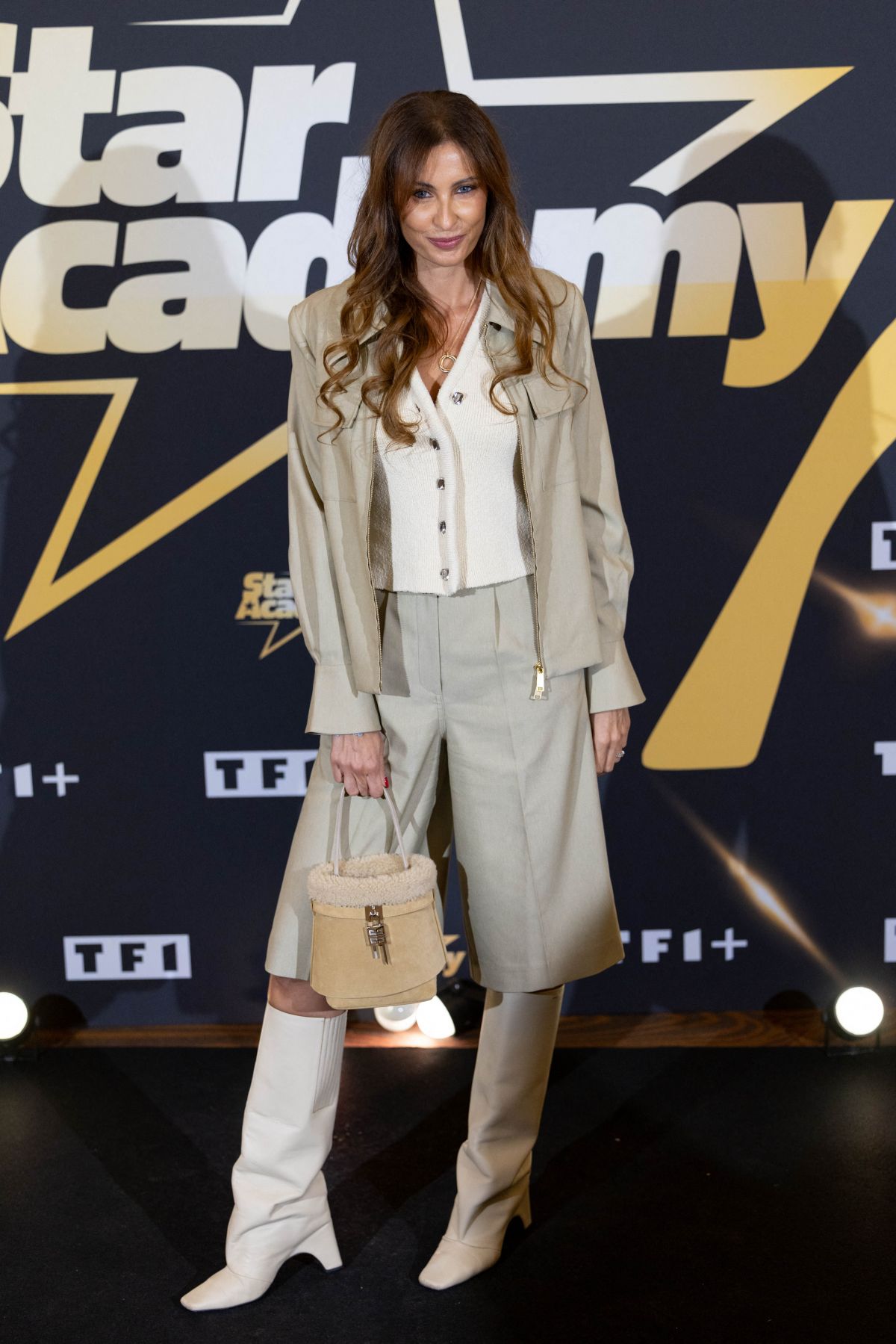 Malika Menard at Star Academy Photocall Le Grand Rex Paris, September 2025