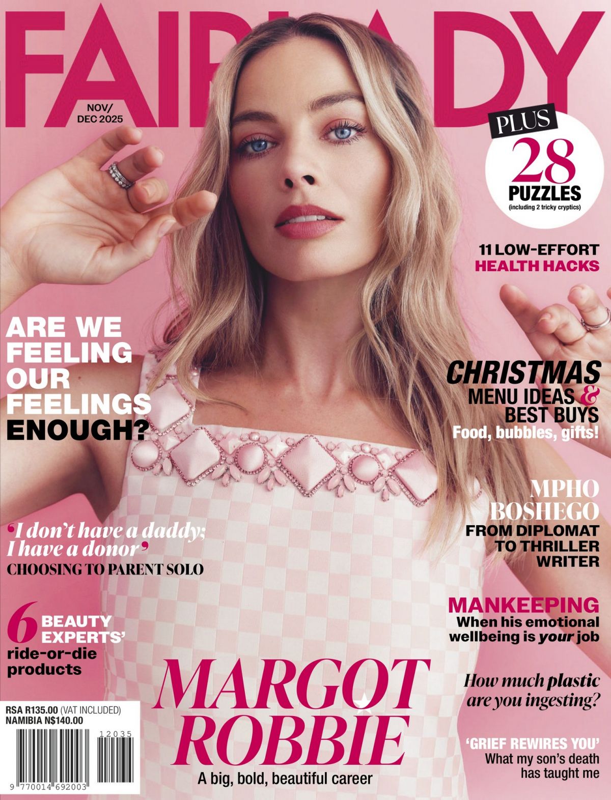 Margot Robbie Fairlady Magazine Photoshoot November/December 2025