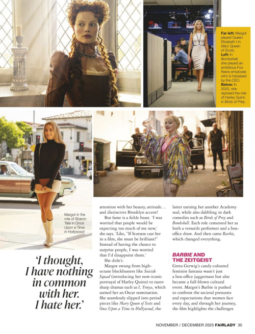 Margot Robbie Fairlady Magazine Photoshoot November/December 2025 3