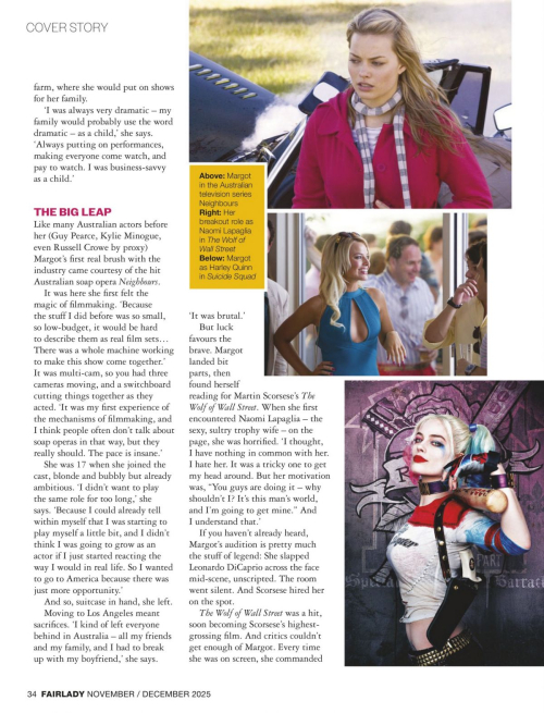 Margot Robbie Fairlady Magazine Photoshoot November/December 2025 4