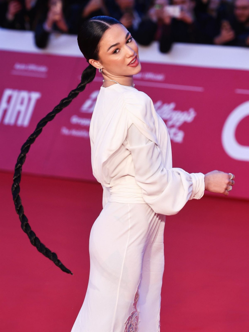 Maria Esposito at Io Sono Rosa Ricci Premiere in Rome, October 2025