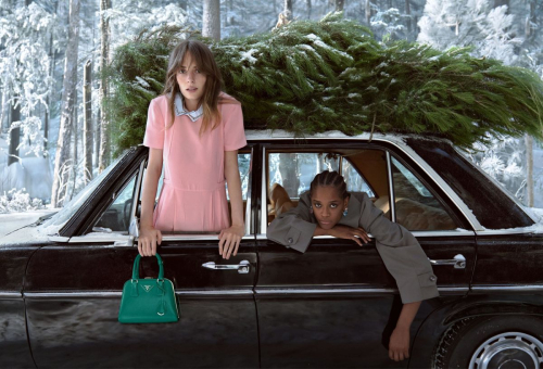 Maya Hawke for Prada Holiday campaign 2025