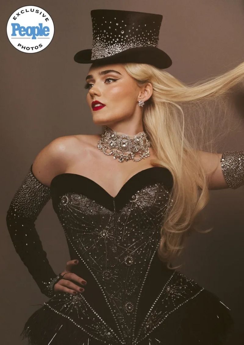 Meg Donnelly Moulin Rouge Shoot for People Magazine, October 2025