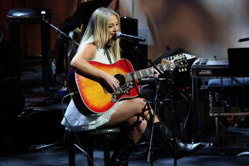 Megan Moroney Performs at Country Music Hall Event, October 2025