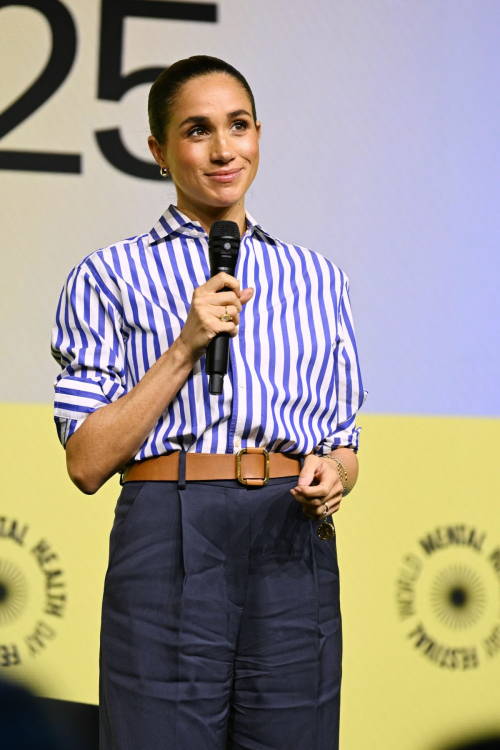 Meghan Markle at World Mental Health Day Festival, October 2025