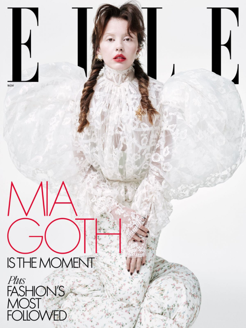 Mia Goth for Elle Magazine USA, November 2025