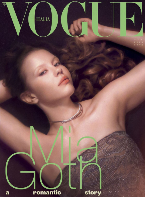 Mia Goth for Vogue Italy, November 2025