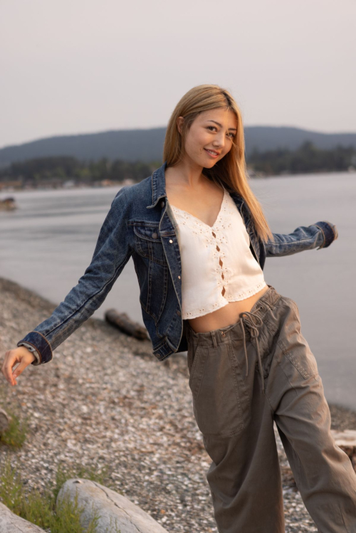 Miku Martineau for Teen Vogue Netflix Crew Girl, September 2025