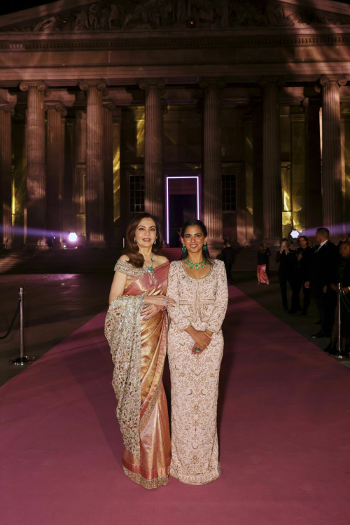 Nita and Isha Ambani at British Museum Ball, October 2025