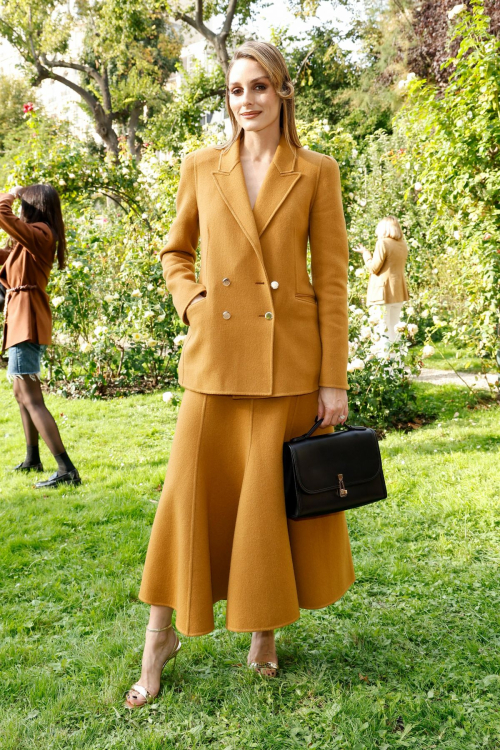Olivia Palermo at Gabriela Hearst Fashion Show Paris Fashion Week, October 2025