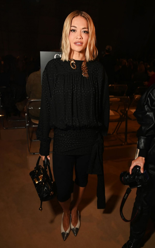 Rita Ora at Chloe Show Paris Fashion Week, October 2025