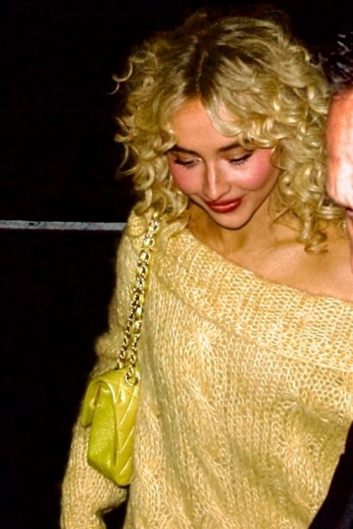 Sabrina Carpenter at SNL Cast Dinner New York City 6