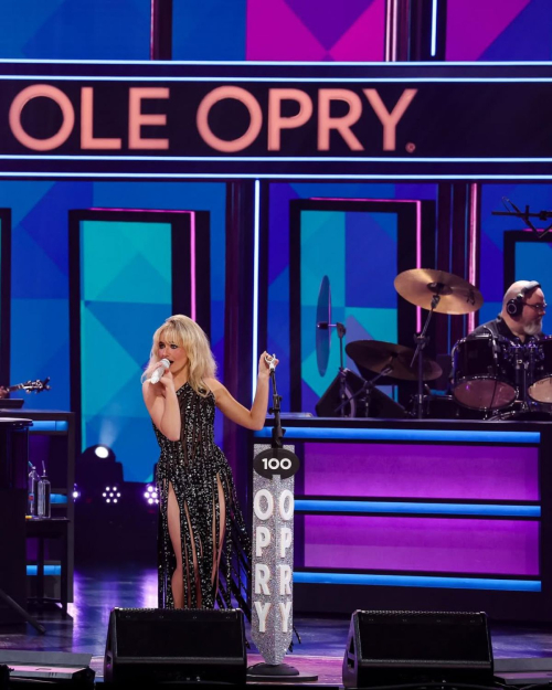 Sabrina Carpenter Performs at Grand Ole Opry 100, Oct 2025