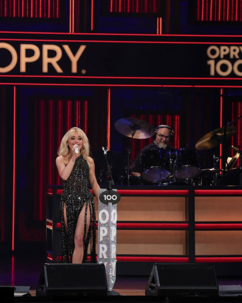 Sabrina Carpenter Performs at Grand Ole Opry 100, Oct 2025 2