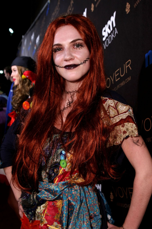 Sara Canning at Heidi Klum Halloween Party 2009 2