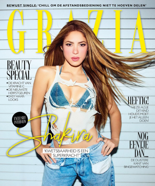 Shakira for Grazia Magazine Nederland, October 2025