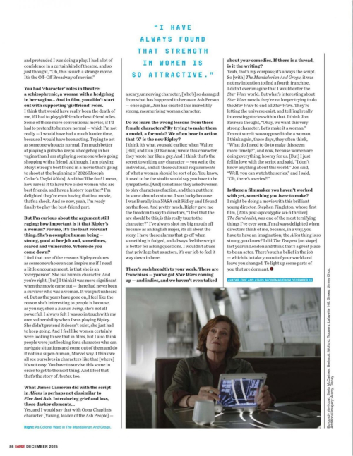 Sigourney Weaver in Empire UK, December 2025 5