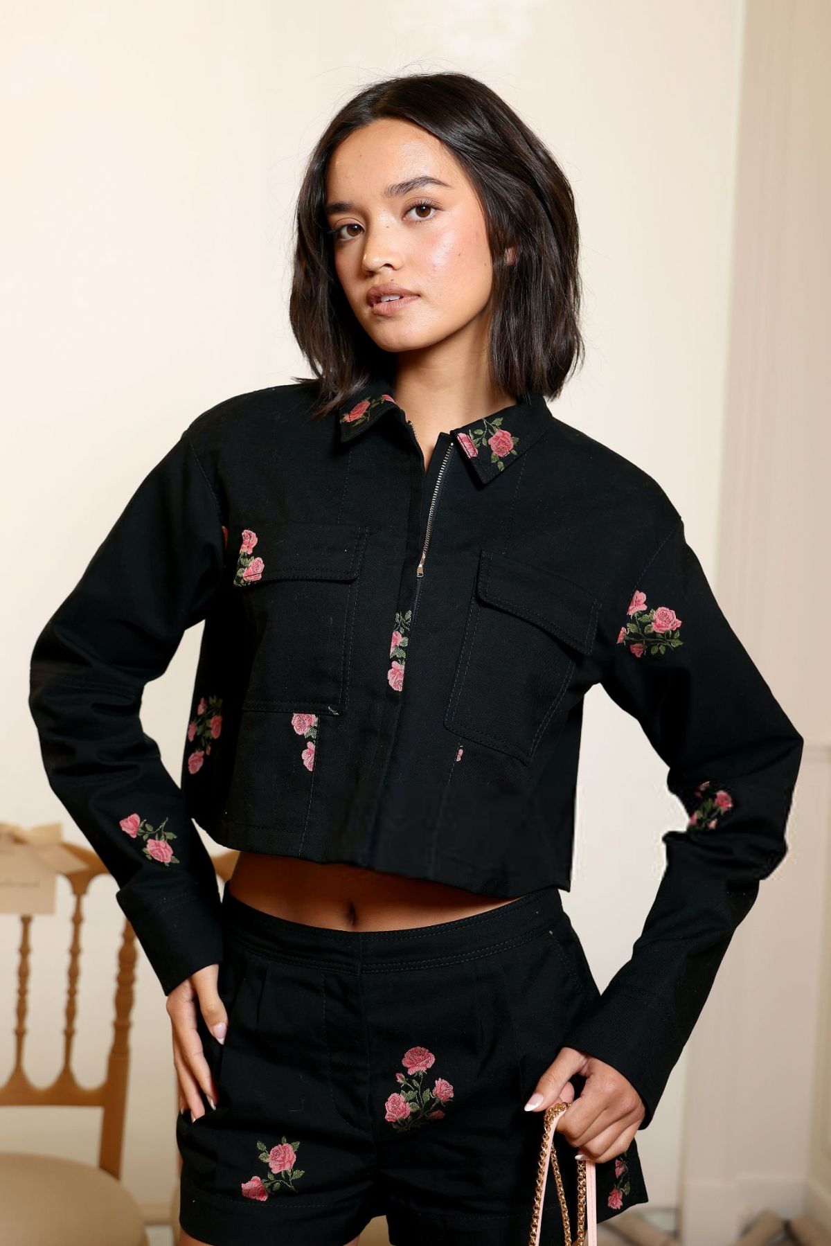 Sophia Hammons at Giambattista Valli Fashion Show Paris Fashion Week, October 2025