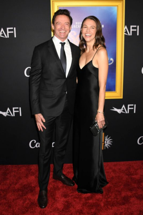 Sutton Foster and Hugh Jackman at Song Sung Blue, October 2025 3