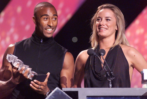 Tamzin Outhwaite at MOBO Awards London 2000 3