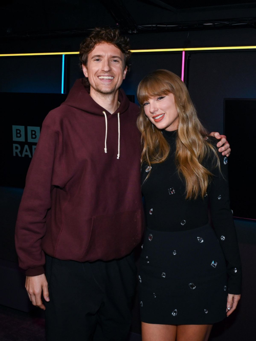 Taylor Swift at BBC Radio 1 London, October 2025