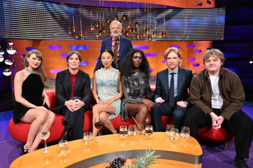 Taylor Swift at Graham Norton Show, October 2025 2