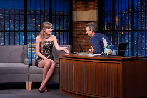 Taylor Swift at Late Night with Seth Meyers, October 2025 1