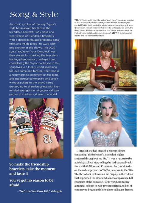 Taylor Swift features in Taylor Style & Substance 2025 19
