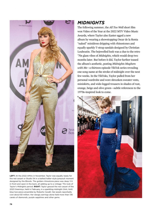 Taylor Swift features in Taylor Style & Substance 2025 21
