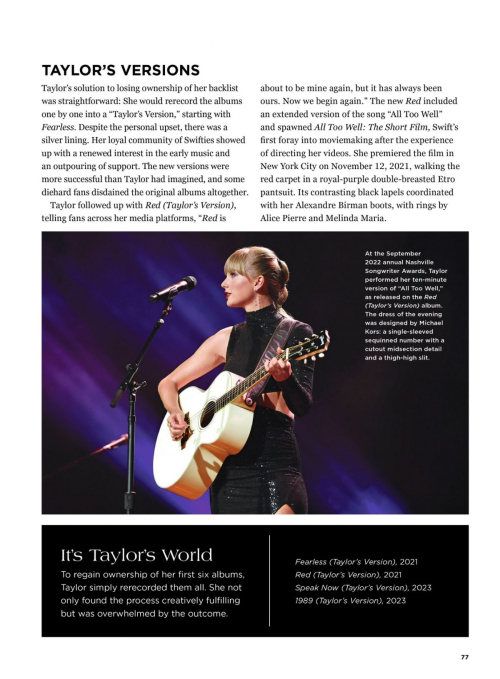 Taylor Swift features in Taylor Style & Substance 2025 22