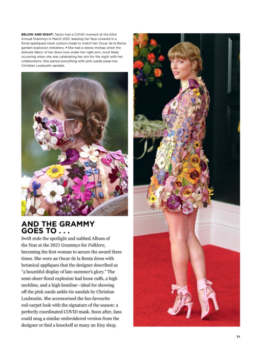 Taylor Swift features in Taylor Style & Substance 2025 27