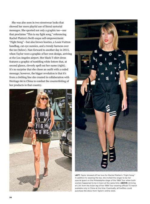 Taylor Swift features in Taylor Style & Substance 2025 60