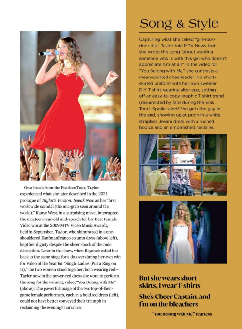 Taylor Swift features in Taylor Style & Substance 2025 72