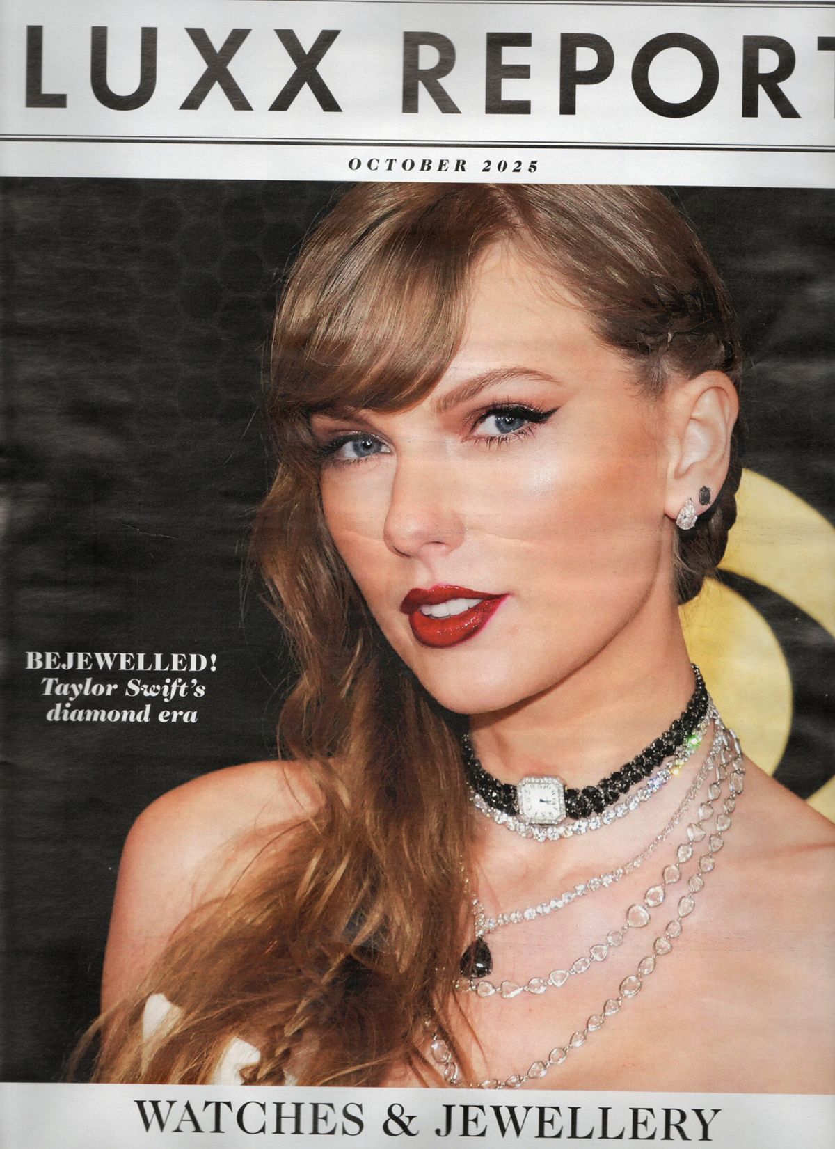 Taylor Swift in Luxx Magazine Watches & Jewellery, October 2025