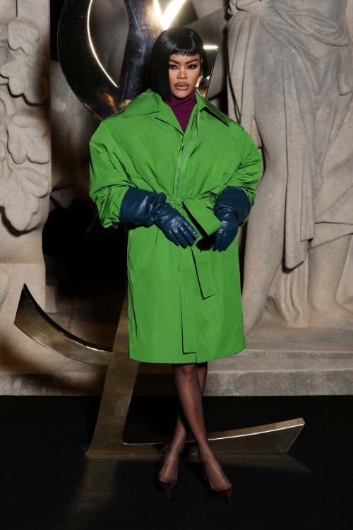 Teyana Taylor at Saint Laurent SS2026 Fashion Show Paris Fashion Week, September 2025 1