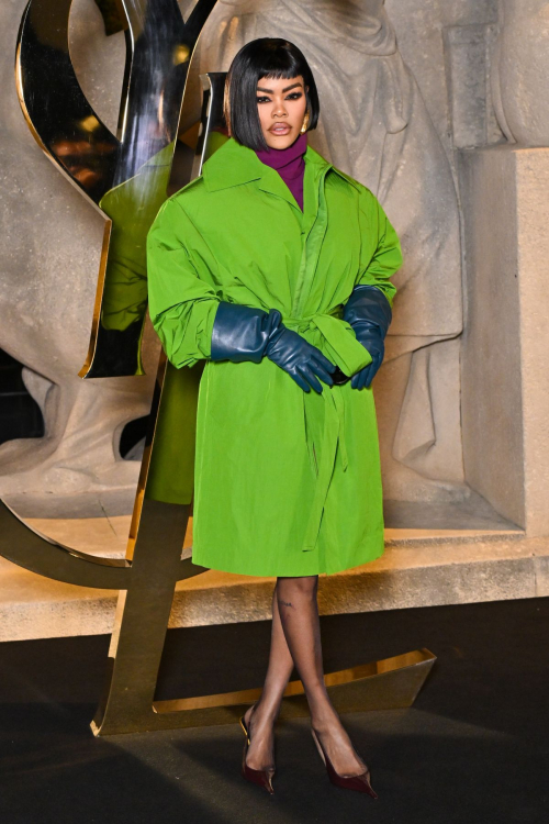 Teyana Taylor at Saint Laurent SS2026 Fashion Show Paris Fashion Week, September 2025 2