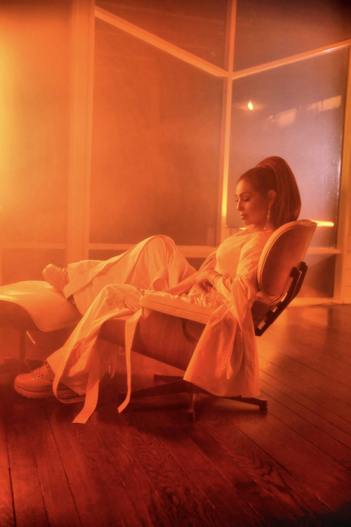 Thalia Behind the Scenes of La Luz Music Video, 2020 1