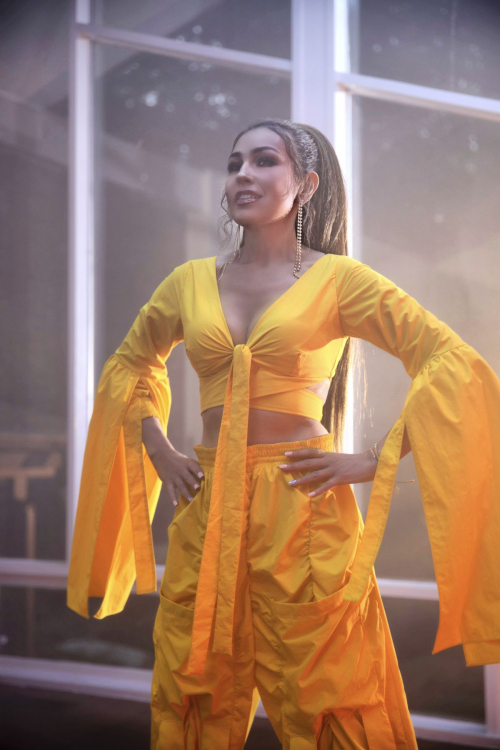 Thalia Behind the Scenes of La Luz Music Video, 2020 3