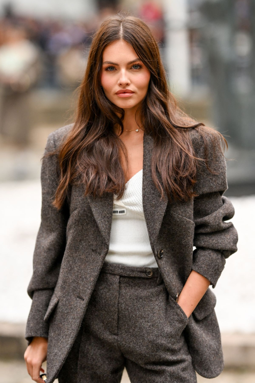 Thylane Blondeau at Miu Miu Show Paris Fashion Week, October 2025 4