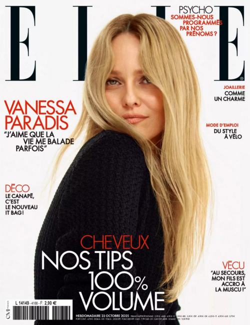 Vanessa Paradis in Elle France, October 2025