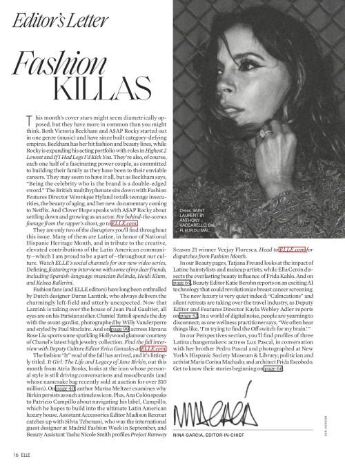 Victoria Beckham in Elle Magazine, October 2025 8