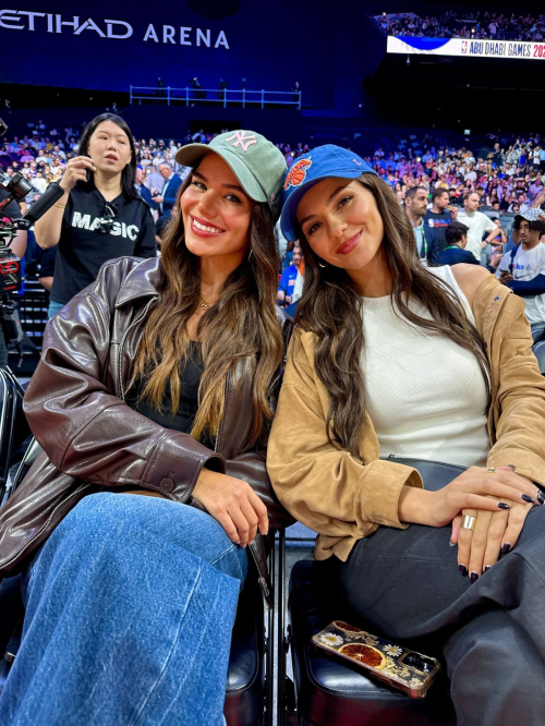 Victoria Justice and Madison Reed at NBA Abu Dhabi Series, October 2025