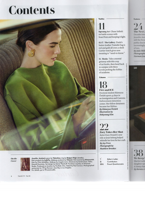 Zoey Deutch in Vanity Fair Magazine, September 2025