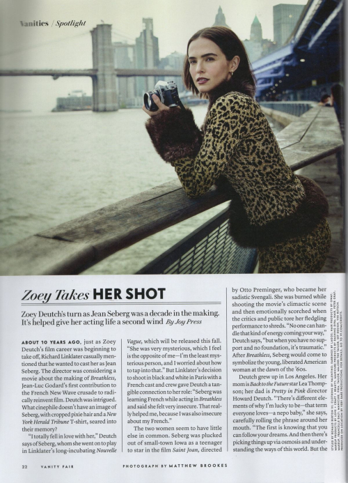 Zoey Deutch in Vanity Fair Magazine, September 2025 2