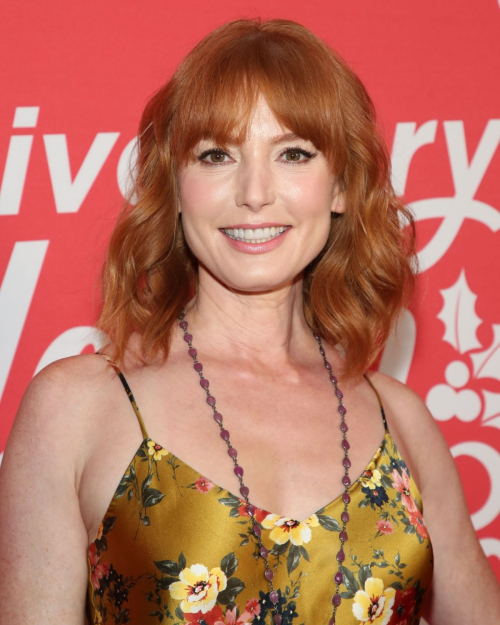 Alicia Witt at Hallmark Countdown to Christmas 10th Anniversary, November 2019 2