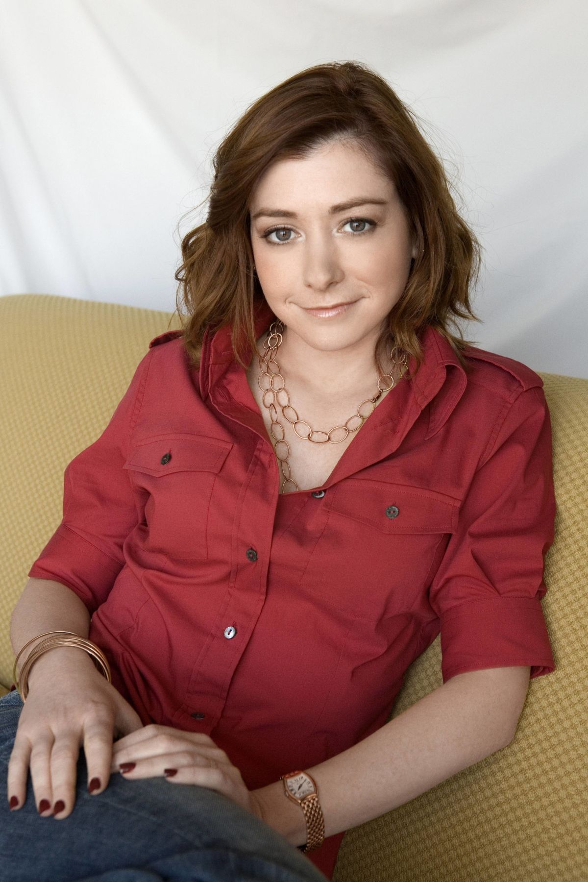 Alyson Hannigan elegant photoshoot, 2006